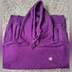 Purple champion hoodie
